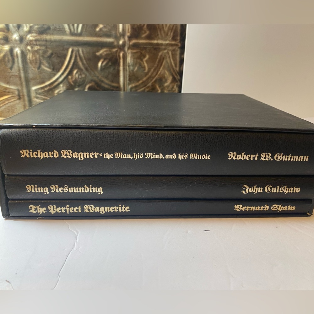 3 BOOK BOX SET: ROBERT WAGNER, THE MAN HIS MIND HIS MUSIC, 1967/1972 VVGC